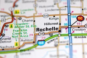 Leie bil Rochelle, IL, USA - Amerikas forente stater